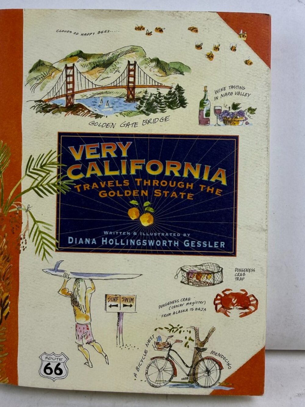 Very California Travels Through Golden State Diana Gessler Paperback 1565122852